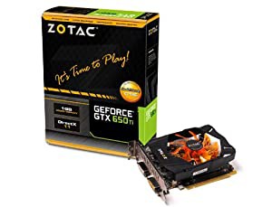 ZOTAC GeForce GTX 650Ti 搭載ビデオカード GeForce GTX 650 Ti 1GB DDR5 VD4819 ZTGTX650Ti-1GD5R001/ZT-61101-10M(中古品)