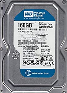 wd1600aajs-00?m0a0?Westernデジタルキャビア160?GB 7200rpm SATA 3.0?Gbps 3.5インチハードドライブ(中古品)