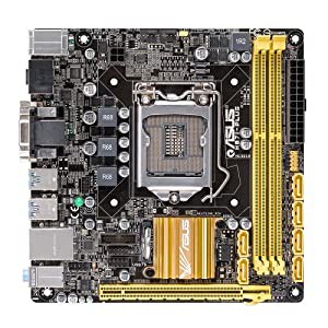 ASUSTeK Intel H87チップセット搭載マザーボード H87I-PLUS 【Mini-ITX】(中古品)