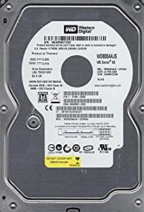 wd800aajs-22psa0?Westernデジタルキャビア80?GB 7200rpm SATA 3.0?Gbps 3.5インチハードドライブ(中古品)