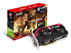 MSI グラフィックボード GTX760 チップセット搭載 日本正規代理店品 VD5076 N760GTX Twin Frozr 4S OC(中古品)