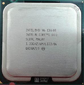 Intel Core 2 Duo E8600 SLB9L 3.33GHz プロセッサー 1333 CPU ソケット 775 LGA775(中古品)