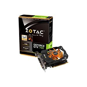 ZOTAC GeForce グラフィックボード GTX750 1GB 日本正規代理店品 VD5282 ZTGTX750-1GD5R01(中古品)