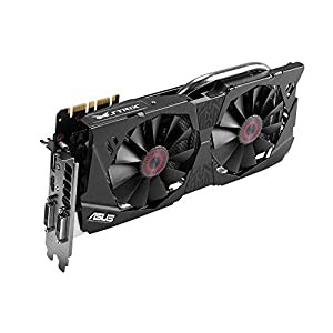 ASUSTek STRIXシリーズ NVIDIA GeForce GTX970搭載ビデオカード オーバークロック メモリ4GB STRIX-GTX970-DC2OC-4GD5(中古品)