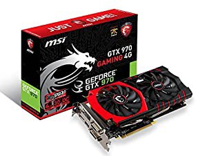 MSI GTX 970 GAMING 4G グラフィックスボード VD5507 GTX 970 GAMING 4G(中古品)