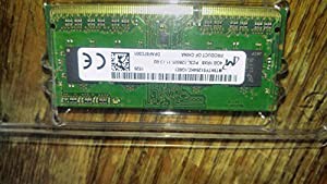 Micron mt8ktf51264hz-1g6e1?4?GB ddr3l pc3???12800?cl11?512?mbx64?512?X 8?1.35?V 204p SODIMM(中古品)