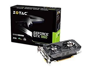 ZOTAC GeForce GTX 960 グラフィックスボード VD5645 ZTGTX96-2GD5R01(中古品)