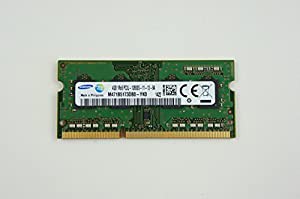 SAMSUNG PC3-12800S (DDR3-1600) 4GB SO-DIMM 204pin ノートパソコン用メモリ 型番：M471B5173DB0-YK0 動作保証品(中古品)