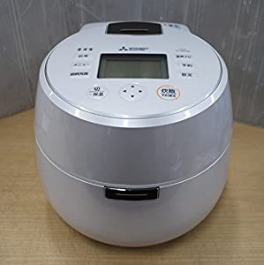 三菱電機 IHジャー炊飯器 本炭釜 KAMADO 5.5合炊き プレミアムホワイト NJ-AW106-W(中古品)