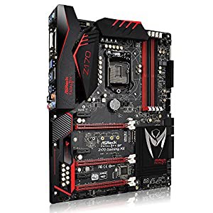 ASROCK FATAL1TY Z170 GAMING K6, Intel Z170, 1151, ATX, DDR4, CrossFire/SLI, USB 3.1 Type-C, RAID(中古品)