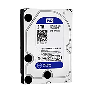 【Amazon.co.jp限定】WD HDD 内蔵ハードディスク 3.5インチ 2TB WD Blue WD20EZRZ/AFP SATA3.0 5400rpm 2年6ヶ月保証 (FFP)(中古