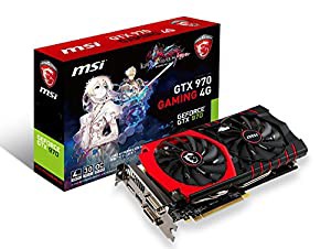 MSI GTX 970 GAMING 4G LoVA グラフィックスボード オリジナルアイテムクーポン付属モデル VD5887 GTX 970 GAMING 4G LoVA(中古 