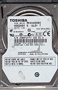 MK6465GSX, HDD2H81 E UL01 T, Toshiba 640GB SATA 2.5 Hard Drive by Toshiba [並行輸入品](中古品)
