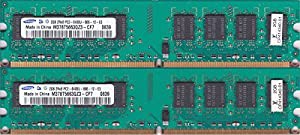 PC2-6400 DDR2-800 2GB*2本=4GB デスクトップ用DDR2メモリ SAMSUNG(中古品)