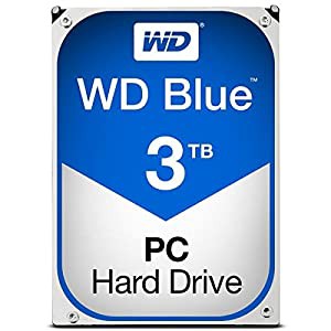 WESTERN DIGITAL WD Blueシリーズ 3.5インチ内蔵HDD 3TB SATA3(6Gb/s) 5400rpm64MB WD30EZRZ-RT(中古品)