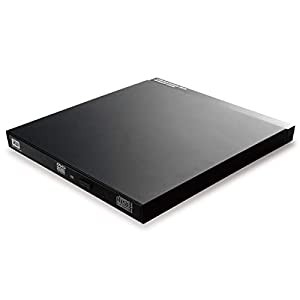 ロジテック(エレコム) DVDドライブ/タブレット用/USB3.0/スリム/ブラック(中古品)