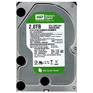 WD20EARS Western Digital Hdd 2tb Sata3.0 Caviar Green Desktop Storage [並行輸入品](中古品)