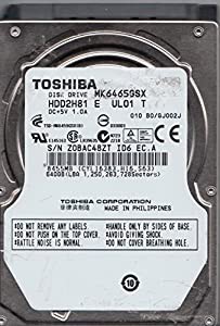 MK6465GSX, HDD2H81 E UL01 T, Toshiba 640GB SATA 2.5 Hard Drive [並行輸入品](中古品)