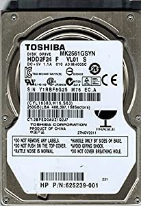 Toshiba MK2561GSYN HDD2F24 F VL01 S 250GB F/W: A0/MH000C [並行輸入品](中古品)