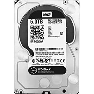 WD WD6001FZWX 6TB WD WD6001FZWX SATA ブラック(中古品)