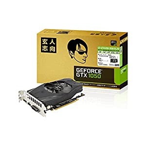 玄人志向 ビデオカードGEFORCE GTX 1050搭載 GF-GTX1050-2GB/OC/SF(中古品)