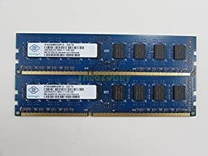 NANYA PC3-12800U (DDR3-1600) 4GB x 2枚組 合計8GB 240ピン DIMM デスクトップパソコン用メモリ 両面実装 (2Rx8)の2枚組 動作保