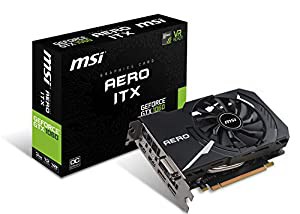 MSI GeForce GTX 1060 AERO ITX 3G OC グラフィックスボード VD6308(中古品)