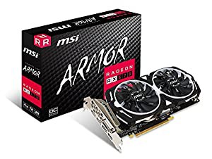 MSI Radeon RX 570 ARMOR 4G OC グラフィックスボード VD6330(中古品)