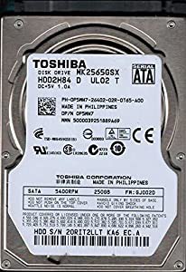 Toshiba MK2565GSX 250GB HDD2H84 E UL01 B [並行輸入品](中古品)