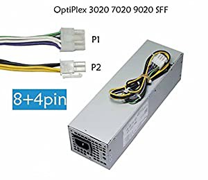 純正 Optiplex 3020 7020 9020 SFF Precision T1700 SFF 用8+4P電源ユニット 適用 DELL H255ES-00 L255AS-00 H255ES-01 D255E002