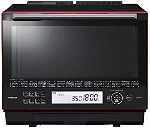 東芝 スチームオーブンレンジ　30L　グランレッドTOSHIBA　過熱水蒸気オーブンレンジ　石窯ドーム ER-SD5000-R(中古品)