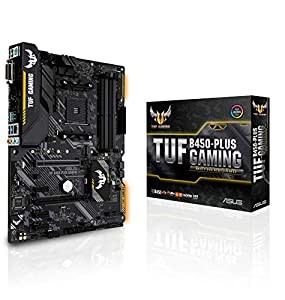 ASUS TUF B450-PLUS GAMING motherboard Socket AM4 ATX AMD B450(中古品)