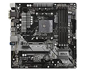 ASRock マザーボード B450 M Pro4 AMD Ryzen AM4 対応 B450 チップセット Micro ATX マザーボード 【国内正規代理店品】(中古品)