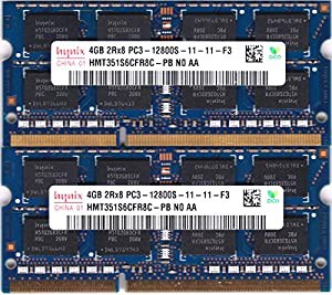 hynix PC3-12800S (DDR3-1600) 4GB x 2枚組み 合計8GB SO-DIMM 204pin ノートパソコン用メモリ 動作保証品【中古】(中古品)