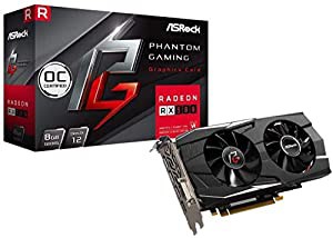 ASRock AMD Radeon RX580 搭載 グラフィックボード Phantom gaming モデル PG D Radeon RX580 8G OC(中古品)