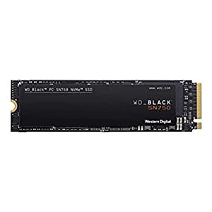 WD 内蔵 SSD M.2 2280 / WD BLACK SN750 NVMe 1TB / ゲーム　ゲームPC　カスタムPC向け　ハイパフォーマンス SSD / WDS100T3X0C(