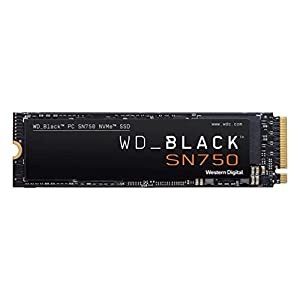 WD 内蔵 SSD M.2 2280 / WD BLACK SN750 NVMe 500GB / ゲーム　ゲームPC　カスタムPC向け　ハイパフォーマンス SSD / WDS500G3X0