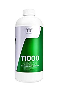 Thermaltake T1000 Transparent Coolant Green 1000ml 水冷キット用 クーラント 冷却水 HS1324 CL-W245-OS00GR-A(中古品)