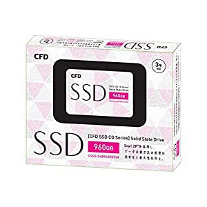 CFD販売 CSSD-S6B960CG3VX CFD CG3VX シリーズ SATA接続 SSD 960GB(中古品)