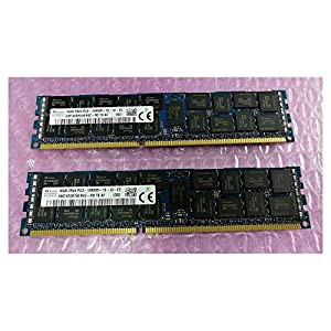 [中古パーツ][DELL/hp対応] Registeredメモリ 32GB kit (16GB*2) [PC3-14900R] DDR3-1866MHz (Hynix SHMT42GR7AFR4C-RD)(中古品)