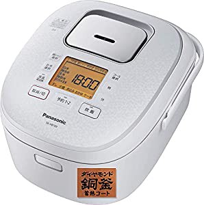 パナソニック 炊飯器 1升 IH式 ホワイト SR-HB189-W(中古品)