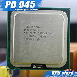 インテル Pentium D 945 CPUプロセッサー (3.4Ghz/ 4M /800GHz) ソケット 775 Pd 945 Pd945 (ワーキング 100%、販売 Pd 950 Pd 9