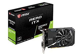 MSI GeForce GTX 1650 AERO ITX 4G グラフィックスボード VD7206(中古品)