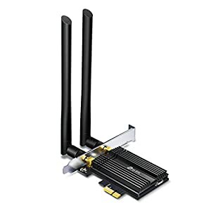 TP-Link WiFi ワイヤレス アダプター 無線LAN Wi-Fi6 PCI-Express Bluetooth5.0 2402 + 574Mbps Archer TX50E(中古品)