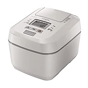 日立 炊飯器 5.5合 圧力IH ふっくら御膳 蒸気カット RZ-V100DM W パールホワイト(中古品)