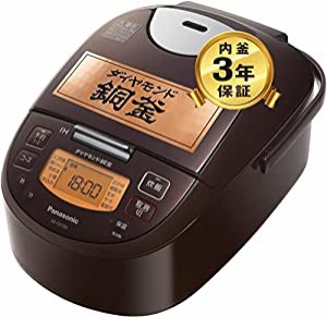 パナソニック 炊飯器 5.5合 IH式 ブラウン SR-FD100-T(中古品)