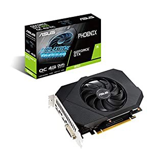 ASUS GeForce GTX 1650 グラフィクスボード OC/4G/DDR6/補助電源 (PH-GTX1650-O4GD6-P)(中古品)