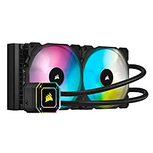 CORSAIR 一体型簡易水冷CPUクーラー 280mm iCUE H115i ELITE CAPELLIX CW-9060047-WW FN1508(中古品)