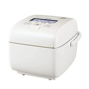 象印 炊飯器 圧力IH炊飯ジャー（1升炊き） 絹白 ZOJIRUSHI 炎舞炊き NW-LB18-WZ(中古品)