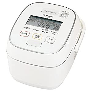 象印 炊飯器 圧力IH炊飯ジャー（5.5合炊き） ホワイト ZOJIRUSHI 極め炊き NW-JX10-WA(中古品)